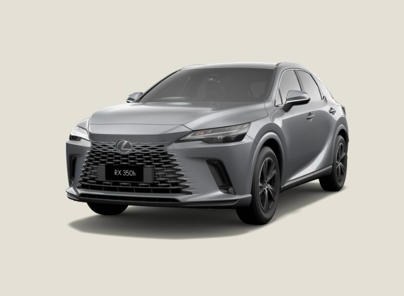 Grey Lexus RX 350h luxury SUV